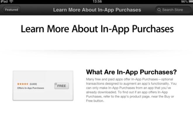 Apple Highlights In-App Purchasing In New App Store Section