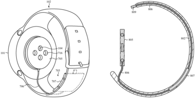 Apple Watch patent suggests band with built in battery and circular design