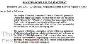 Apple vs. Samsung Sammy wants to see iPhone 5, iPad 3