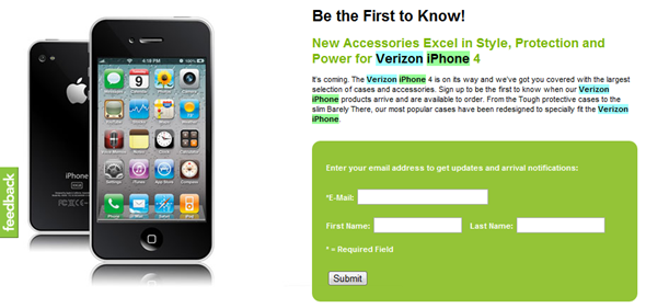 Verizon IPhone Cases Leaked, Big Red Buys Up IPhone Domains