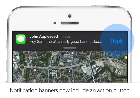 IOS 8 Feature Concept Imagines “Interactive Notifications”, Allows You To Reply To Messages Without Leaving An App