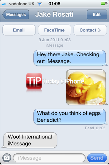 Notification Center and iMessage