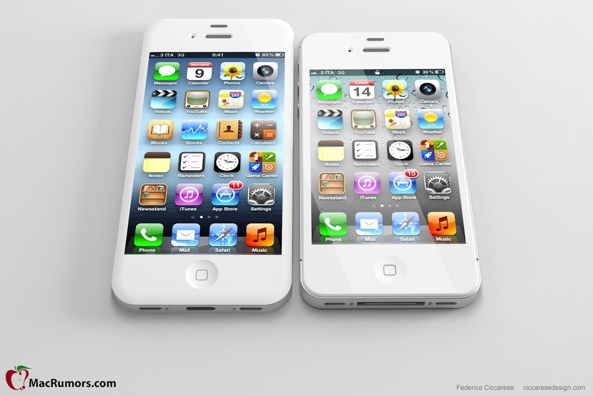 Realistic IPhone 5 Concept 3D Mockup – What A Taller IPhone Would Look Like