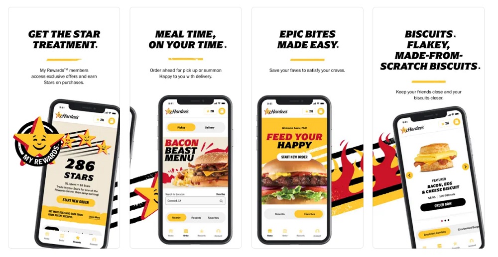 How To Use Apple Pay On The Hardees App