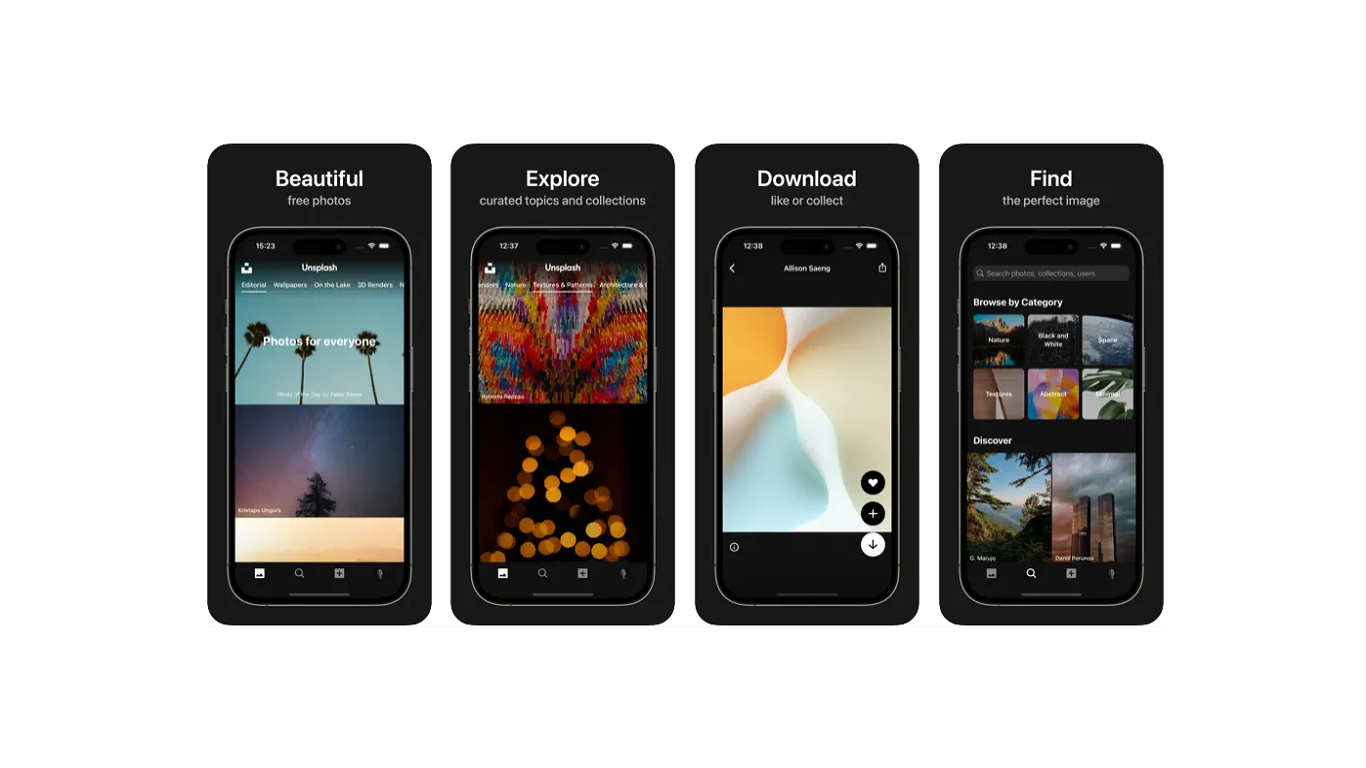 Unsplash Best Free Wallpaper App For IPhone